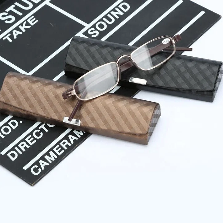 

High Quality Men Women Slim Stainless Metal Reading Glasses Optical Eyeglasses Frames Presbyopia glasses, Customize color