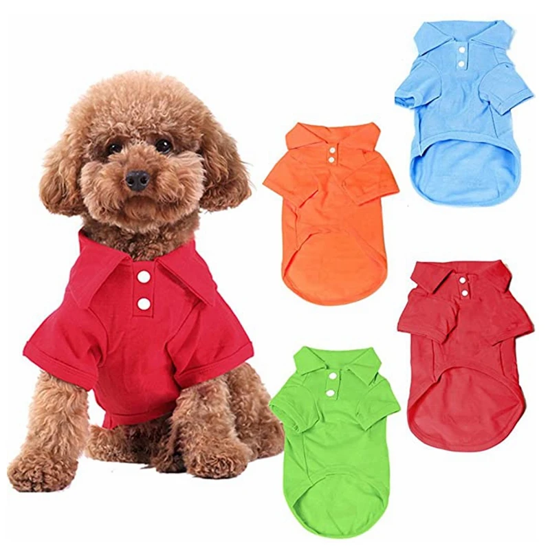 

Wholesale Dog Shirts Pet Puppy T-Shirt Clothes Outfit Apparel Coats Tops