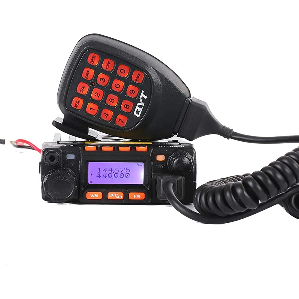 

QYT KT-8900 Portable Car Radio repeater VHF UHFmini walkie talkie 25W Dual Band Repeater Dual Band Portable Two Way Radio