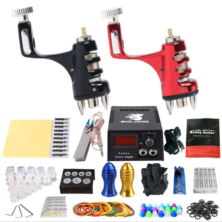 

Sun motor professional tattoo machine set full set of cutting and fog double machine tattoo equipment