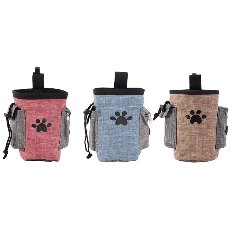 

Customized Logo Convenient Moisture-proof Pet Food Carrier Bag, East To Carry Fashionable Feed Storage Pouch Food Bags, Blue, rose red, khaki