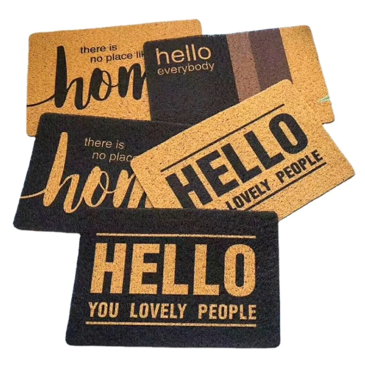 

Logo Home Decoration Mats Outside Entrance Doormat Rug Kitchen Carpet Decorative Colorful Home Decor Funny Door Mats