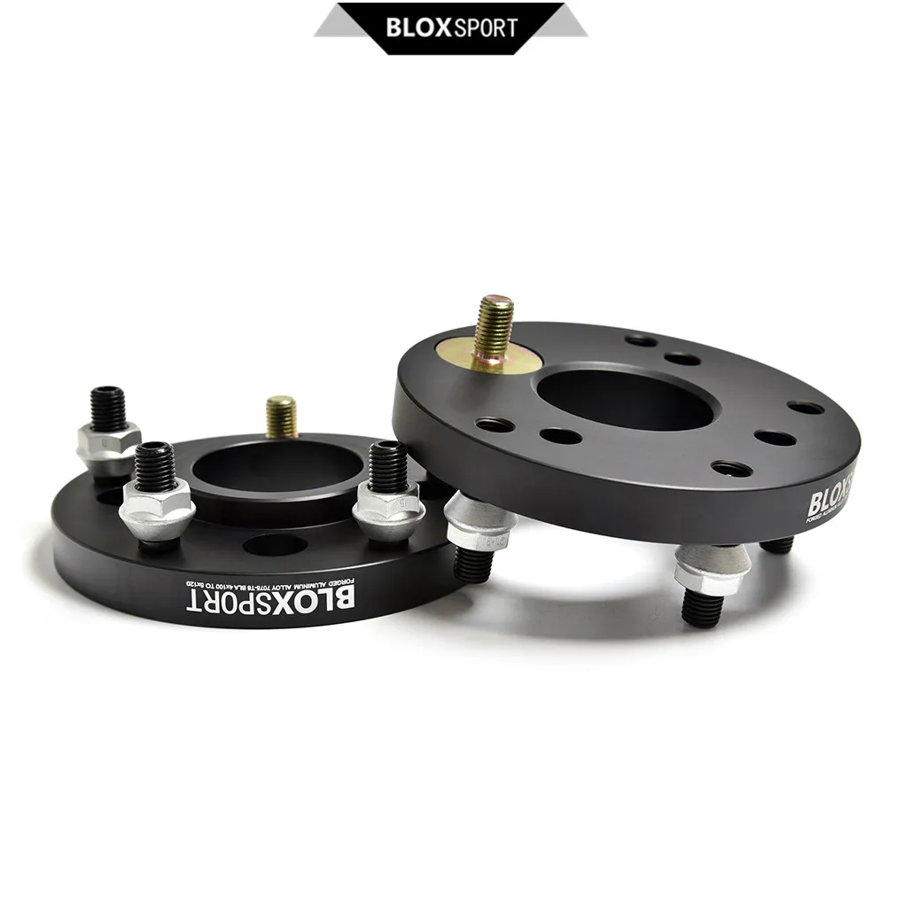 

20mm 4pcs 4x100 to 5x114.3 / 5x120 BLOXSPORT Wheel Spacer Adapter for VW Golf, Black