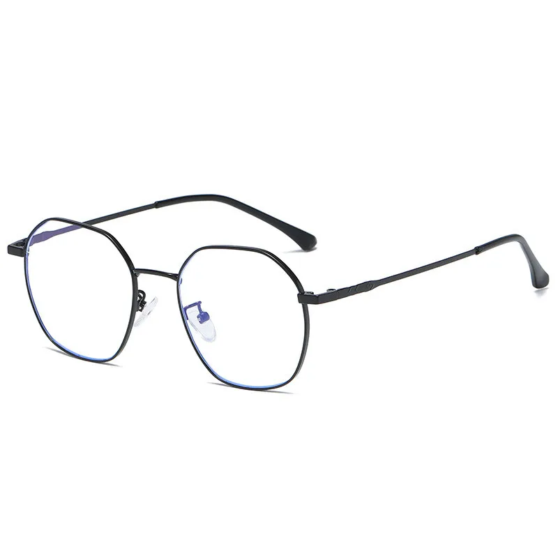 

Optical Frame Metal Clear Frames High Quality Women Transparent for Men Eyewear Round Blue Light Blocking Glasses Anti, Shown