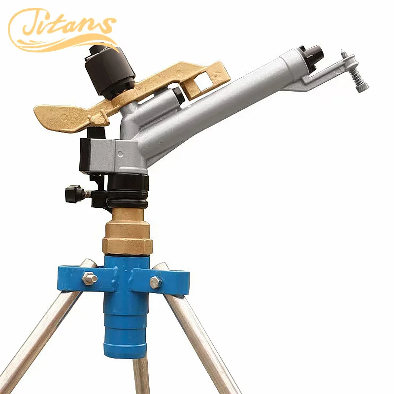 

Heavy duty 1.5" adjustable rain gun sprinkler, Silvery white