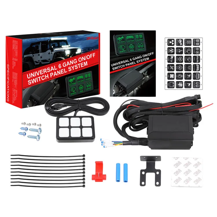 Offroad 6 Gang Switch Panel System With Circuit Control ...