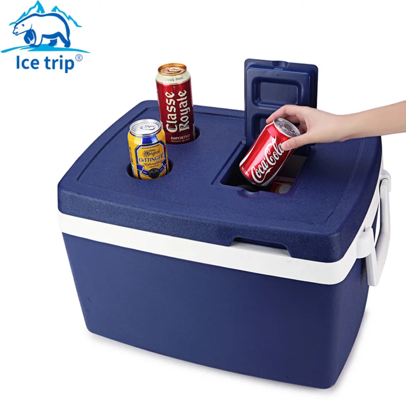 

Brand Agent Cooler Box for Transportation of fruits vegetables seafood and lunch, Red,blue,white