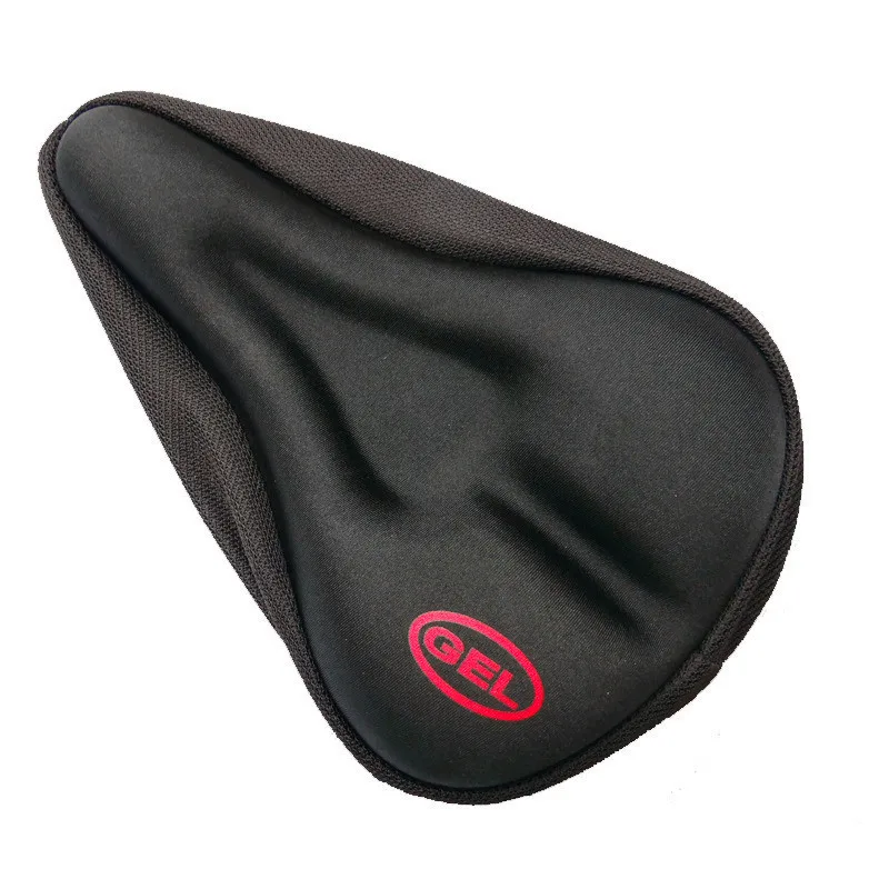 

Comfortable Exercise 3D Non-planar Silicon Foam Folding Bicycle Saddle Cushion Bike Seat Cover Mat, Black