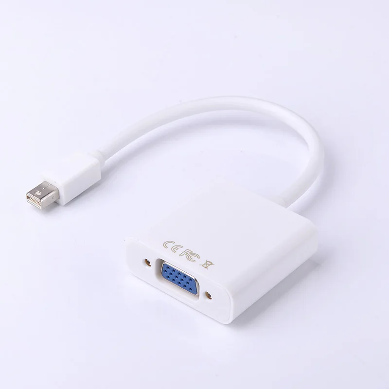 
Clearance Mini DP to VGA Video Adapter 1080p Thunderbolt Display Port to VGA Cables Mini DP to Vga 