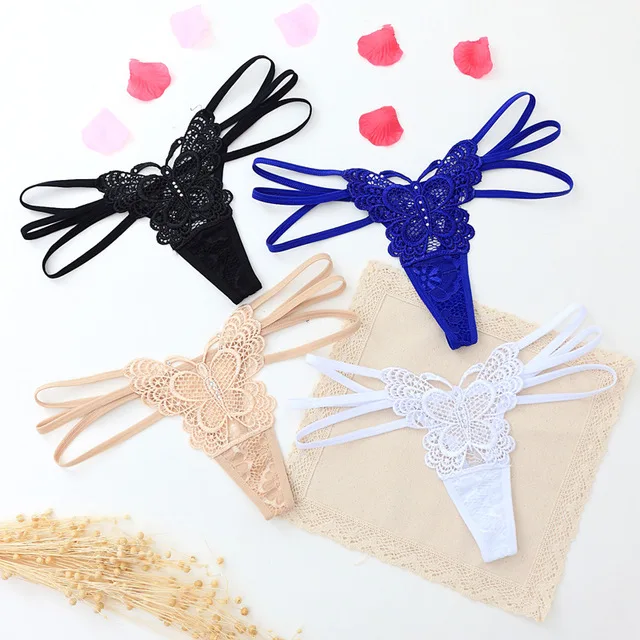 

Sexy Butterfly Temptation Womens Panties Thong Sexy Underwear, Shown