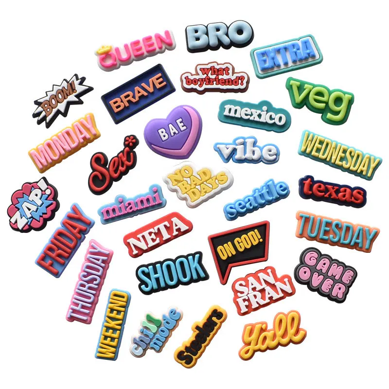 

New Women Clog Charms Decorations Shoe Charm For Clog Shoe Accessories