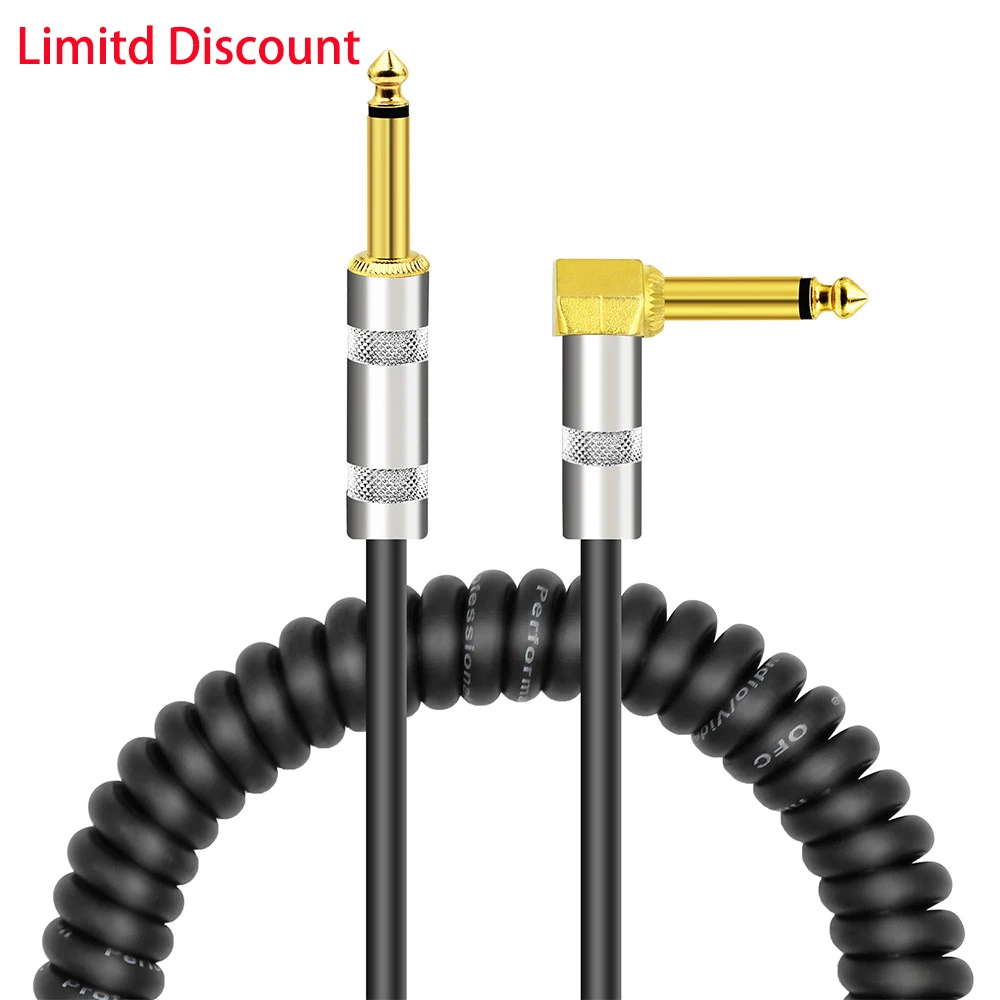 

50% OFF High Quality Low Price Guitar Customize Cord Connection Line Guitar Cable, Black