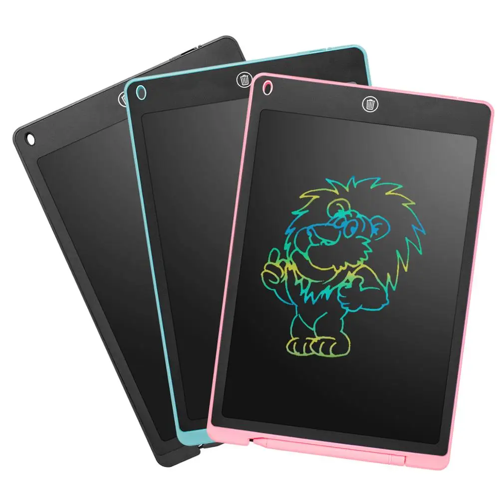 Kids lcd writing tablet 12 inch children drawing board memo pad gift toy