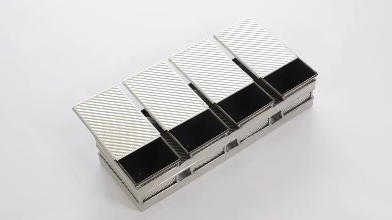 Aluminum Metal Perforated Bread Tin Toast Box Loaf Pan Buy Aluminum