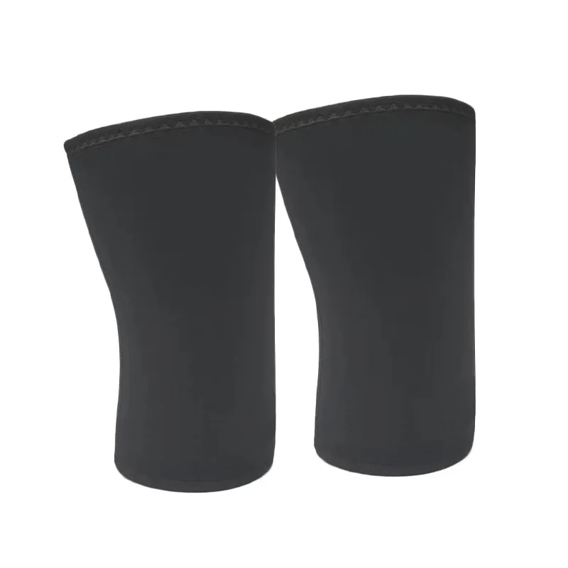 Custom Logo 7mm Neoprene Knee Sleeves Heavy Duty Compression Knee Elbow Brace for Weightlifting Lifting for Sports & Exercise