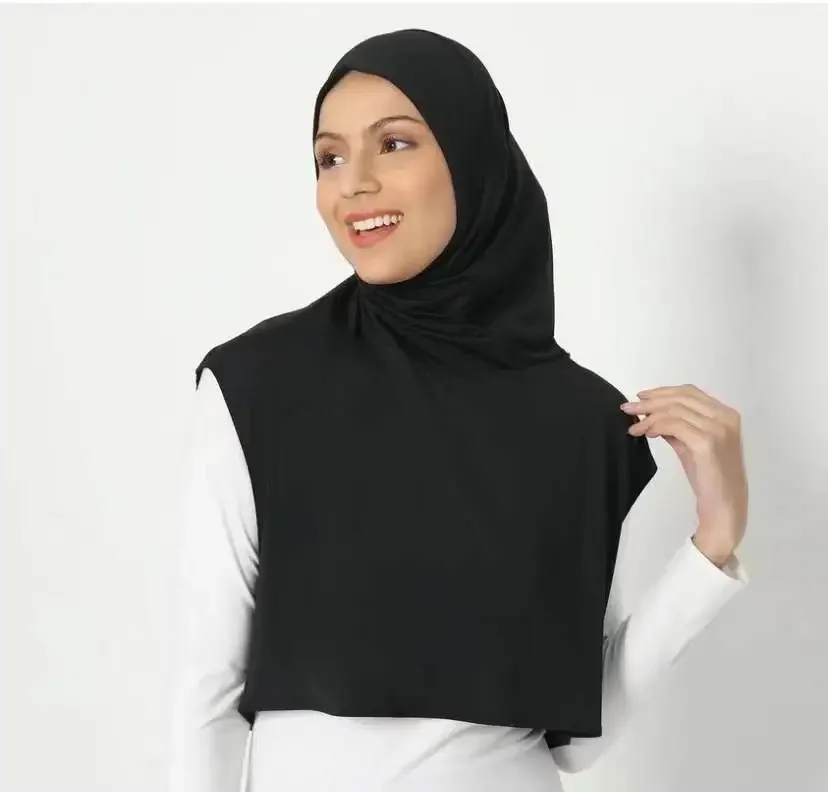 

Wholesale Fashion Instant Breathable Hijab Jersey Cotton Malaysia Sport Hijab With Niqab For Women