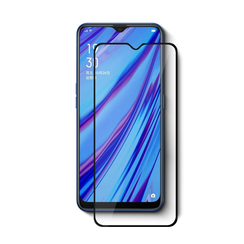 

Wholesale 9h 3D 4D 5D Full glue full covered tempered glass screen protector for oppo A9x