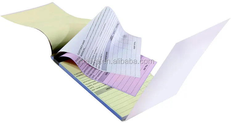 50 Personalised A4 Duplicate NCR Invoices in a Book Numbered Sales Book