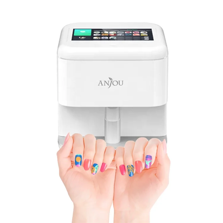 

2020 Newest Nails Printer 3d Digital Art Machine Price Printer portable automatic nail DIY nail printing machine