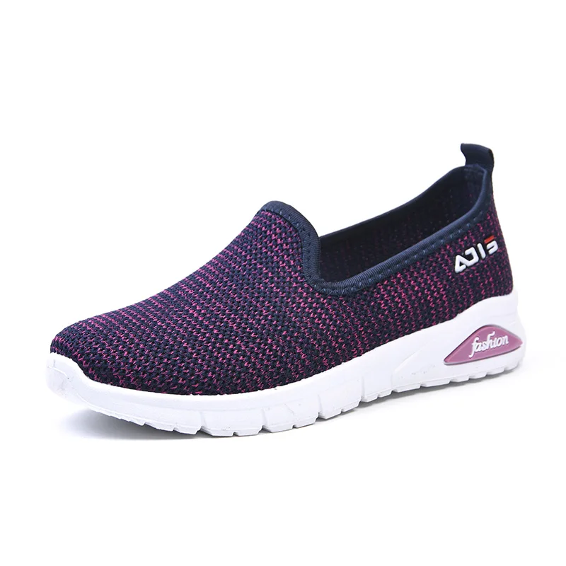 

JSY-063 casual Slip-On Breathable Flat Women Shoes, Customized color