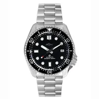 

Ready to Ship Jubilee Stainless steel curved end band Day date NH36 Automatic sapphire glass shark 007 dive watch