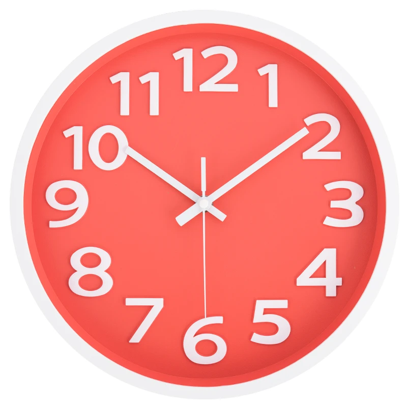 

3d clocks simple design decoration wall clock, Customized color