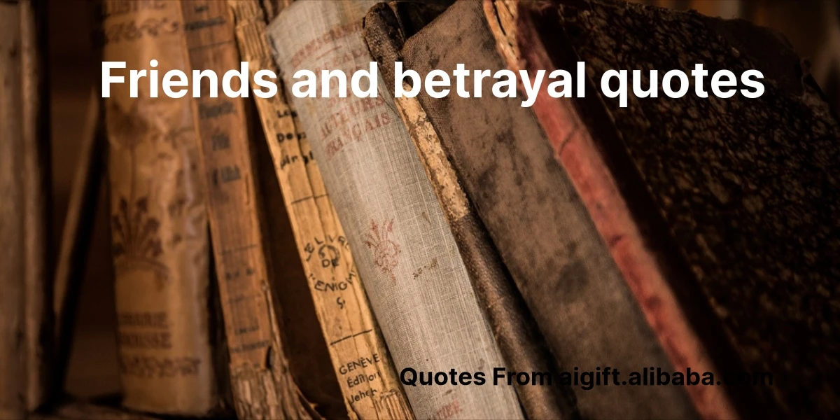 friends and betrayal quotes