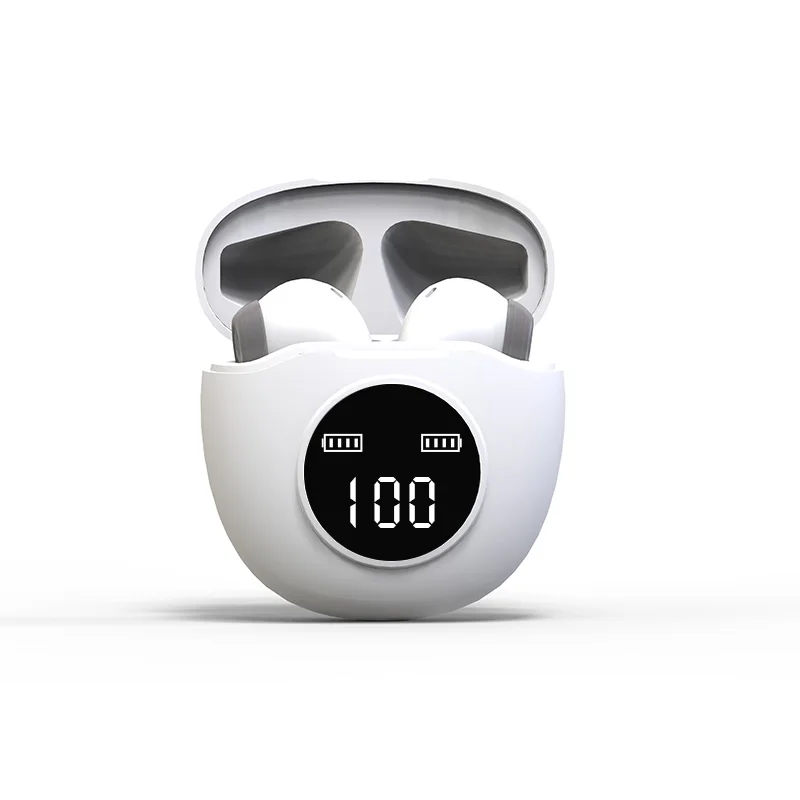

2500mAh Wireless Earbuds Bluetooth Headphone 5.0 Gaming Headset TWS Wireless Earphones, Black/white