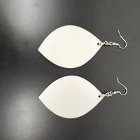 

leaf earring for DIY sublimation printing in blank heat press transfer MDF earrings