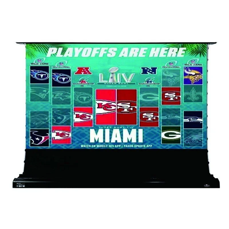 

Pro 16:9 92inch VIVIDSTORM Home Theater Electric Floor Rising Projector Screen laser projection screen