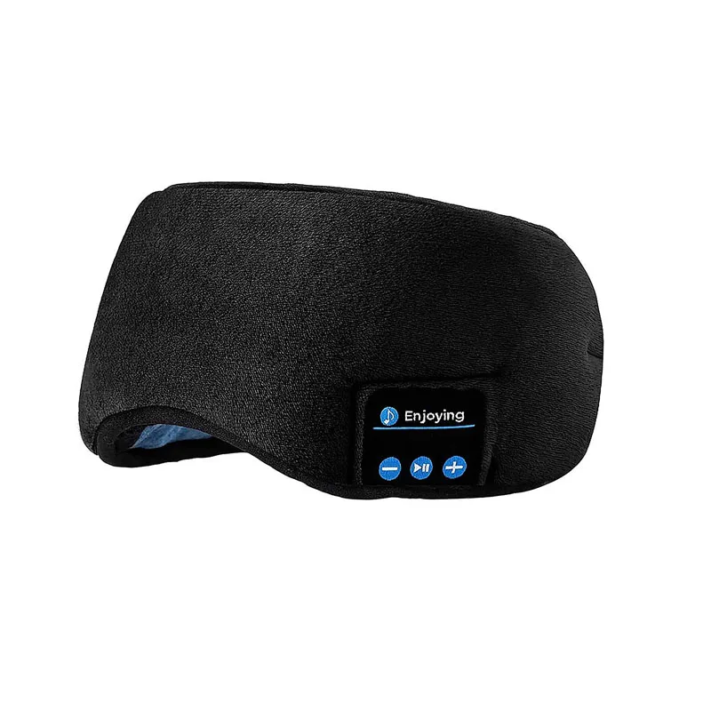 

High popularity Blue tooth 5.0 Wireless Music Sleeping Eye Mask Relax High Quality Travel Rest Sleeping Eye Mask with Blue tooth, Black/blue/gray/browm