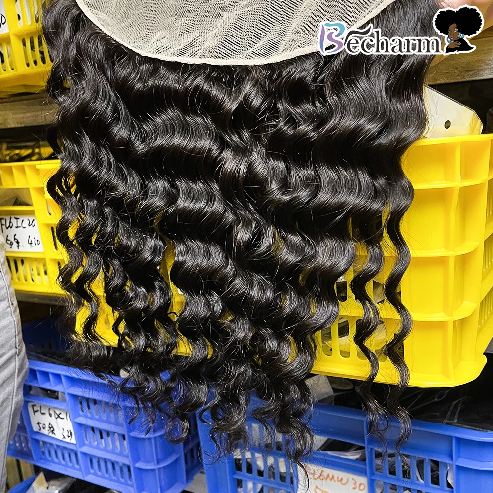 

raw Brazilian remy hair 13 x 4 lace frontal, deep wave cuticle aligned hair frontal,virgin hair lace frontal