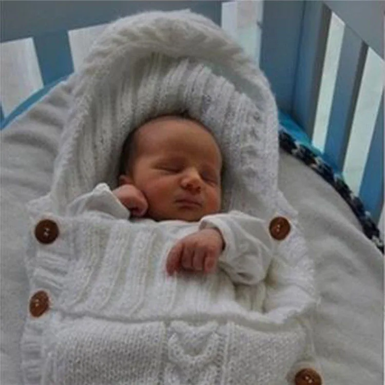 knitted sleeping bag baby
