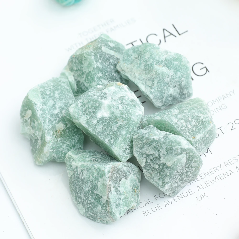 

Natural Green Aventurine Crystal Quartz Raw Rough Aventurine Mineral Healing Crystal Gem Specimen Collectibles Home Decor