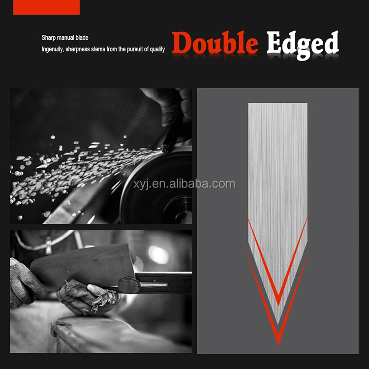 Xingye Factory Big 4mm Thick Damascus Pattern Stainless Steel Butcher