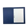 High-capacity customized deep blue a4 cardboard clip file folder with flap for displaying/archiving