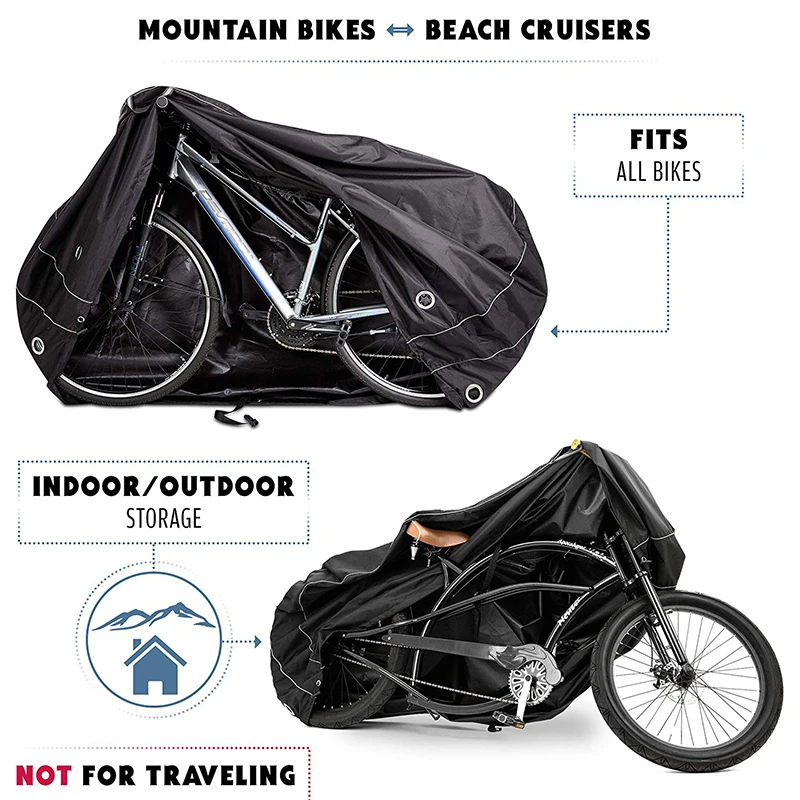 Foldable 210d Oxford Fabric Waterproof Outdoor Bike Cover Buy Bike