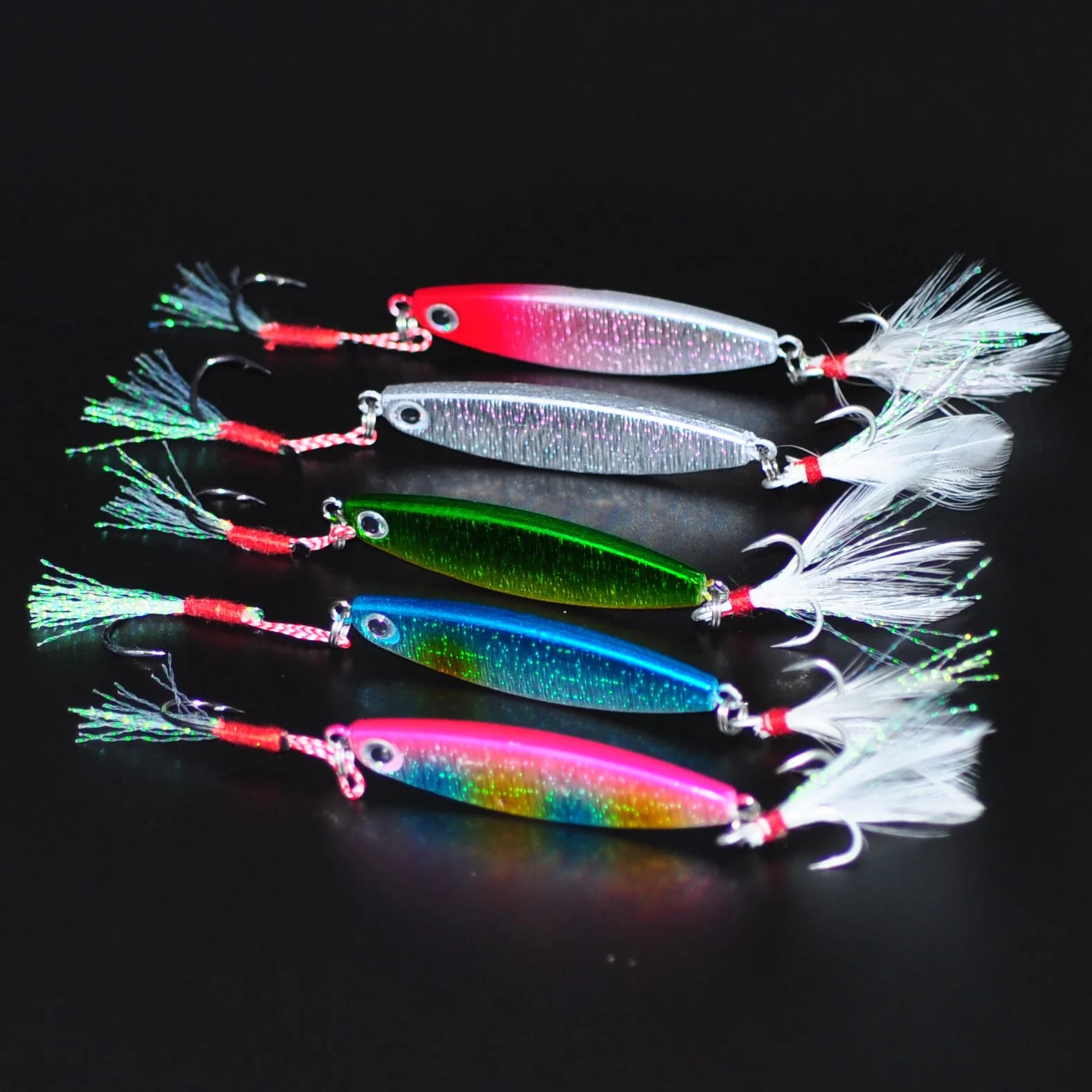 

Colorful Metal Jig Fishing Lures in Stock Artificial Vertical Lead Metal Casting Slow Jigging Lure