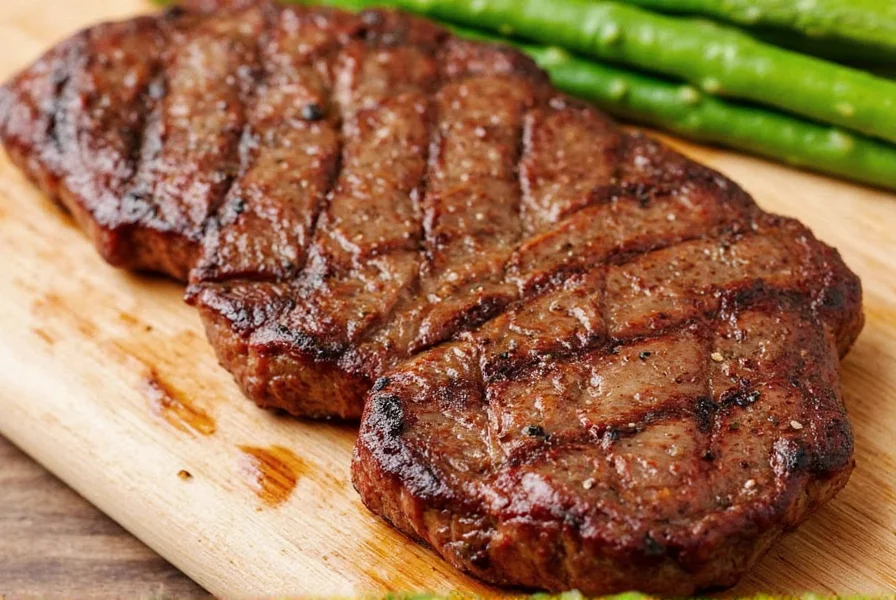 Dry brining steak with salt and pepper