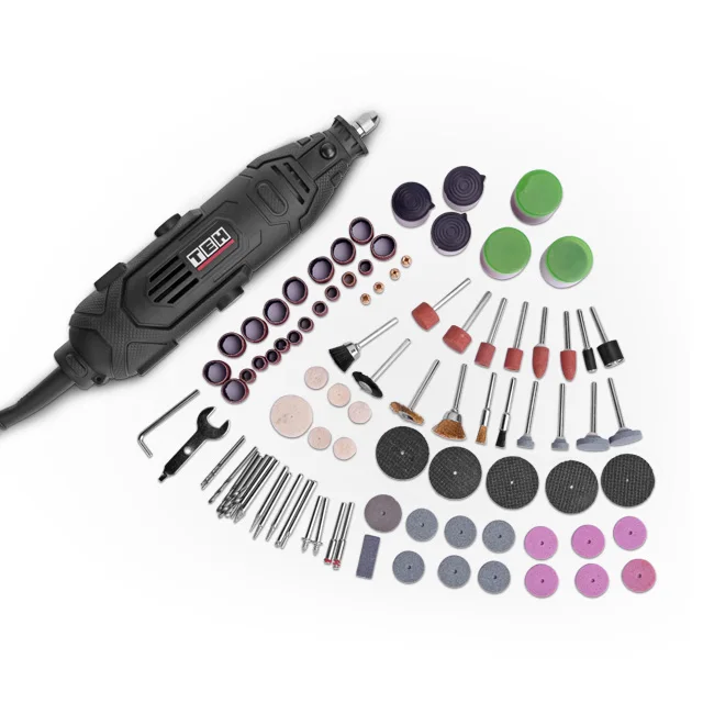 

TEH Portable Mini Drill Rotary Tool Electric Die Grinder Set Power Tool With 218 Pcs Accessory kit