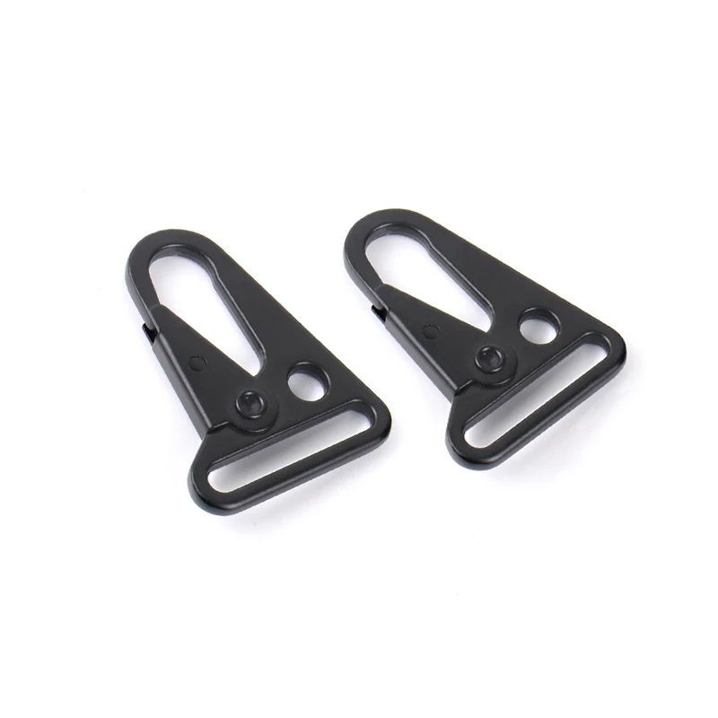 

Swivel Clasp Webbing Strap Hook Black Carabiner Keychain Snap Hook