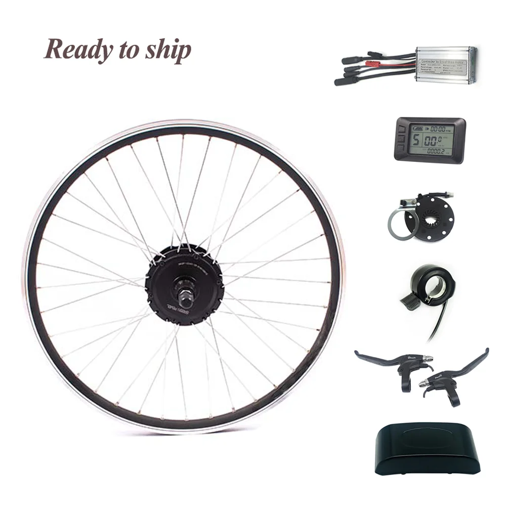 

Greenpedel 36v 250w 27.5 28 29 inch cassette wheel motor bicycle electric conversion kit