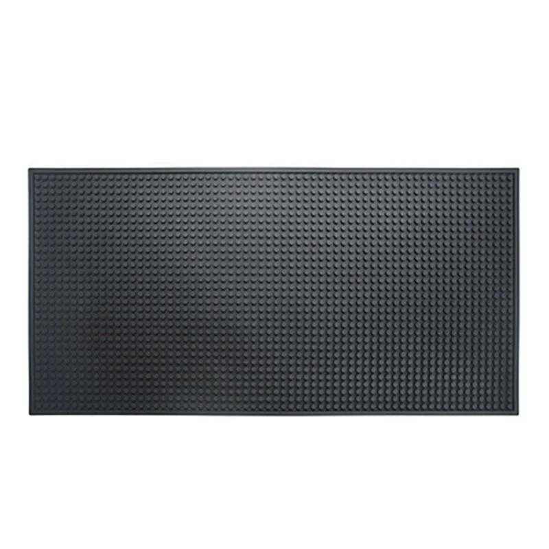

Water Absorbent Bar Table Mat Personalized Jagermeister Branded Bar Mats, Black/ customized