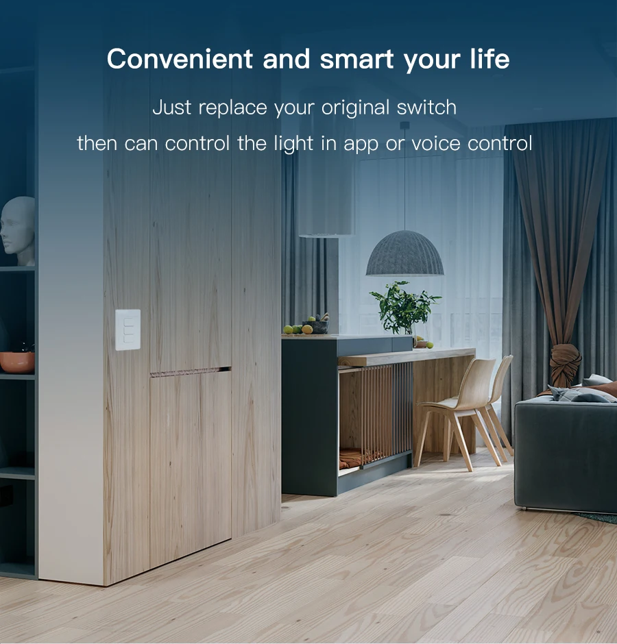 Pre-sale Zemismart New Design Zigbee 3.0 Wall Push Light Switch SmartThings Control US AU Physical Switches 3 Gangs - ANKUX.COM