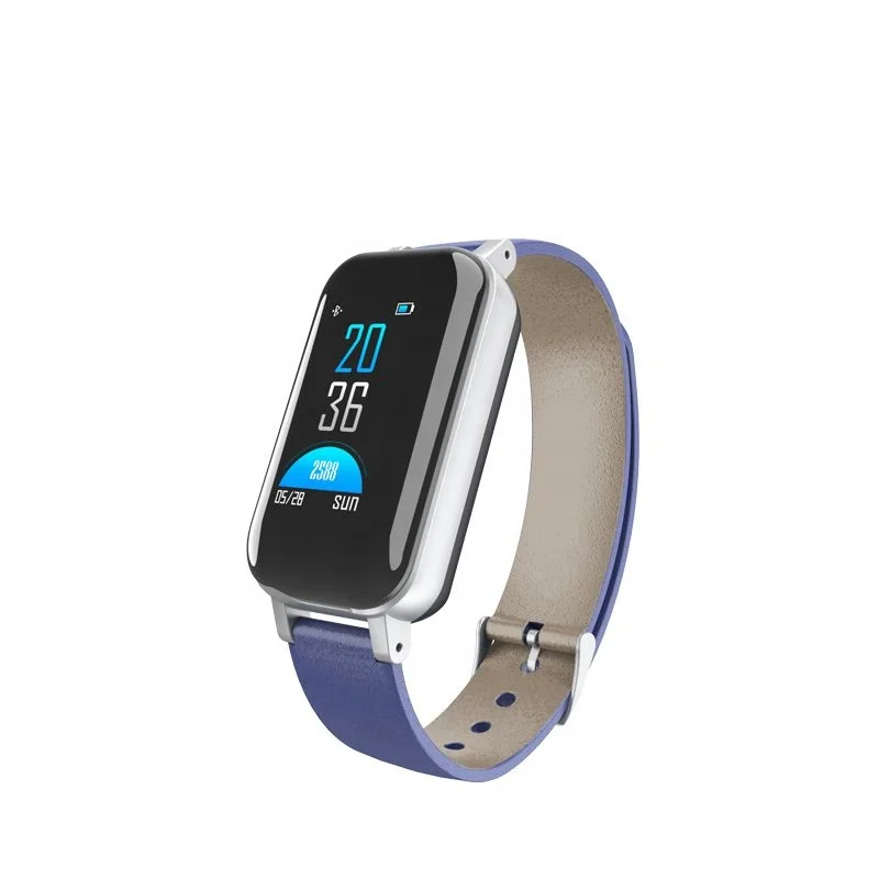 

2-in-1 smart bracelet with bt earphone t89 2 in 1 smart bracelet