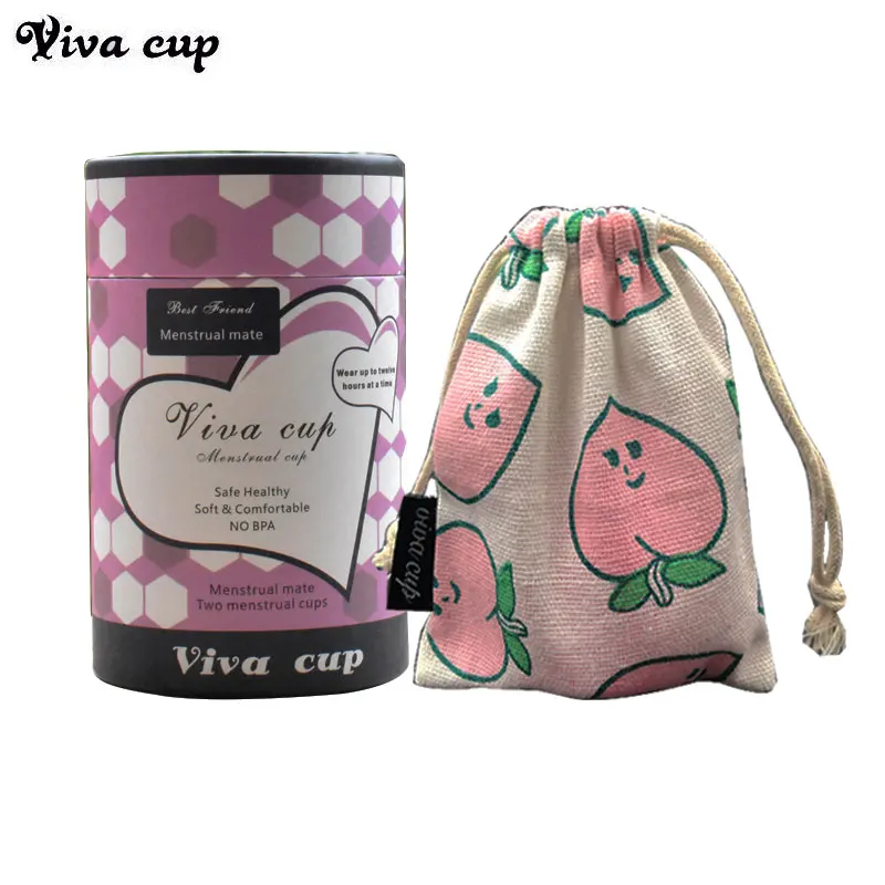 
1set menstrual silicon medical menstrual cup coletor menstrual period cup feminine hygiene menstrual 