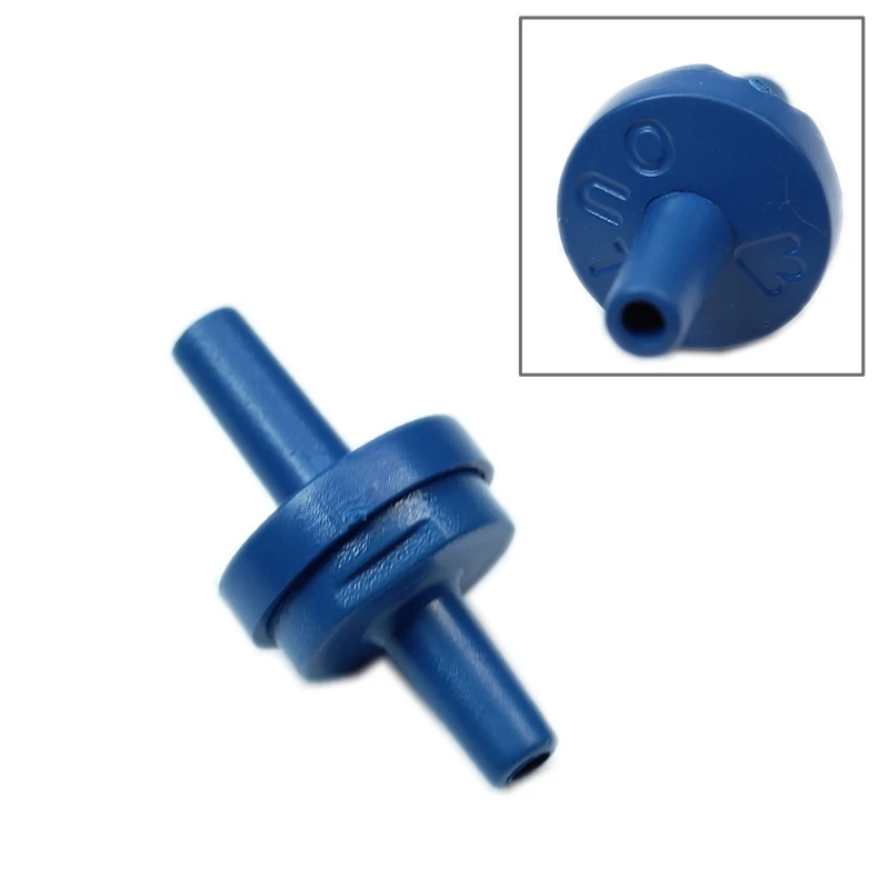 

4MM Small Check Valve For Air Tube Pump Aquariums Fish Tank New, Blue