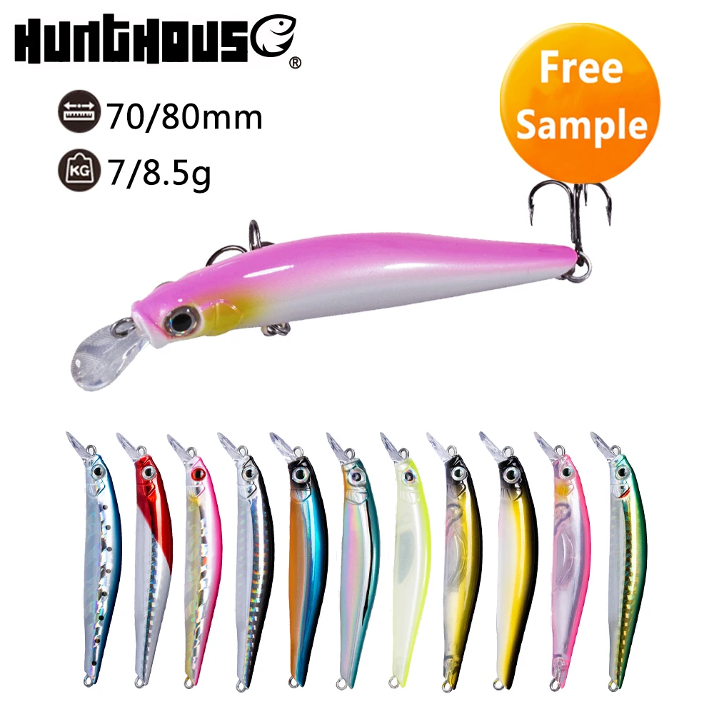 

Wholesale sinking 65mm lures bait artificial trout hard lure minnow