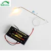 10pcs 3V led metal mini architectural DIY construction-real-estate Train railway layout scale Model street light lamp materials