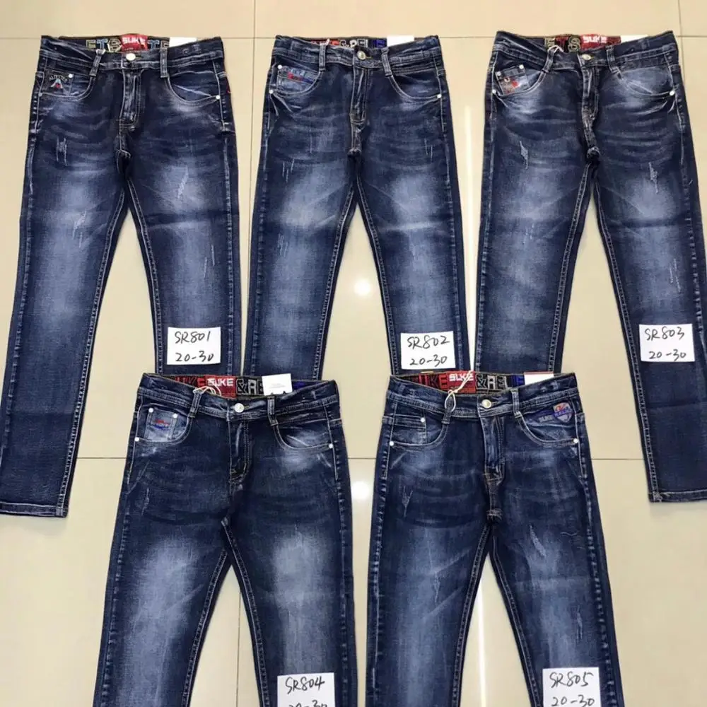 

Boys pants 2021 kids jeans stretch denim clothes children trousers for 4 to 14 years